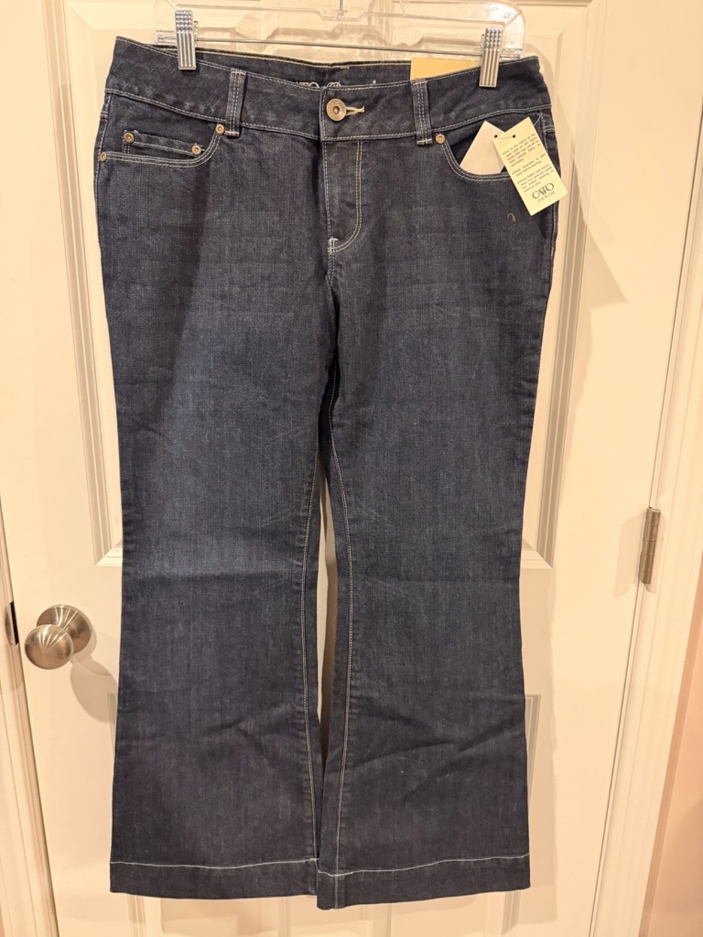 CATO Premium NWT Low Rise Flare Jeans Size 10p